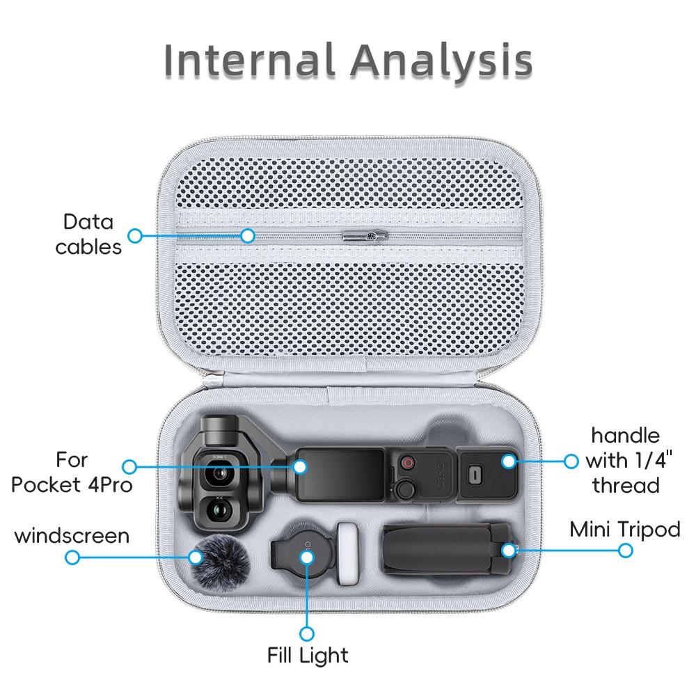 Custodia da trasporto in PU pe - Drone Camera Case recensione e prezzo