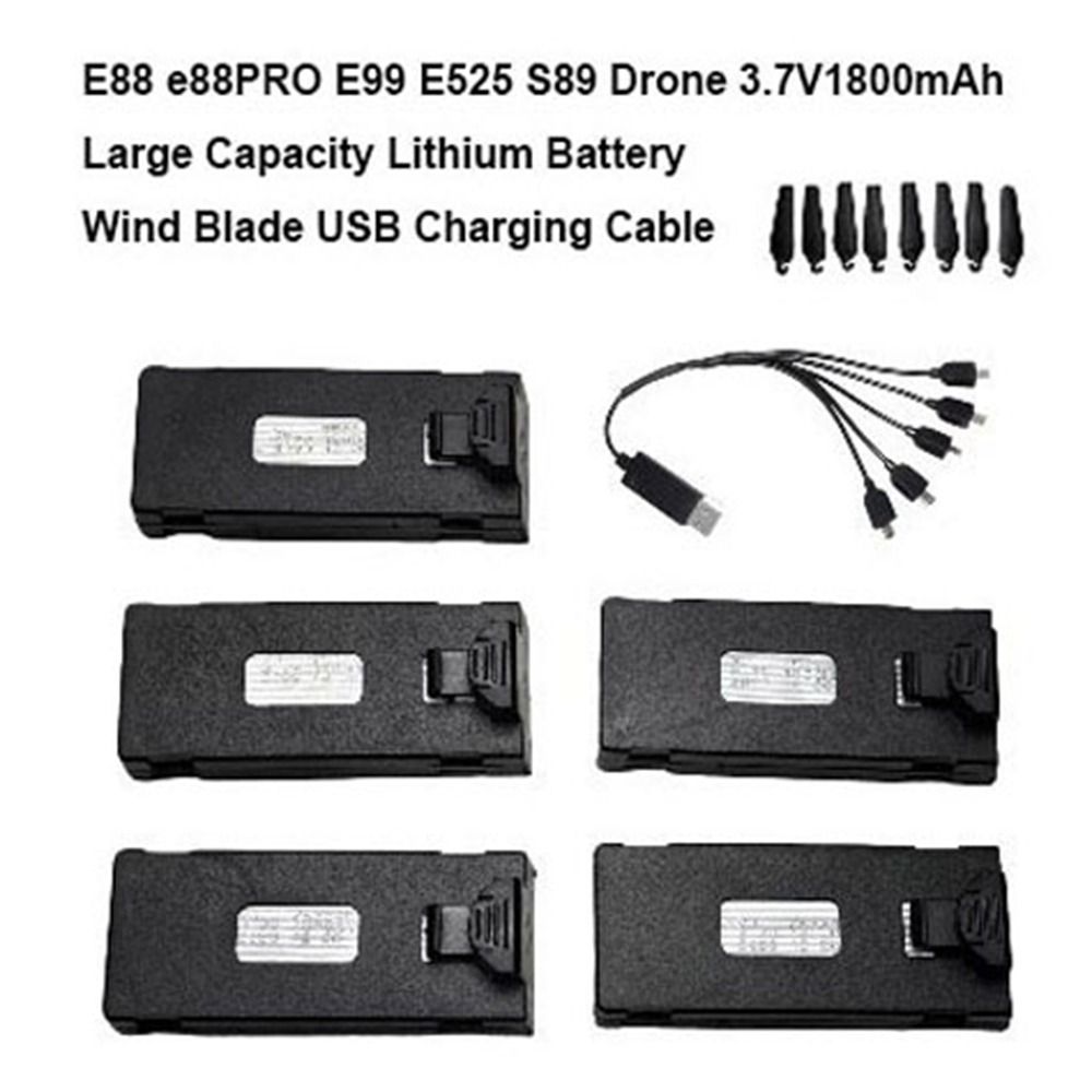 Batteria al litio nera 3.7V180 - Eachine Drone E010 recensione e prezzo