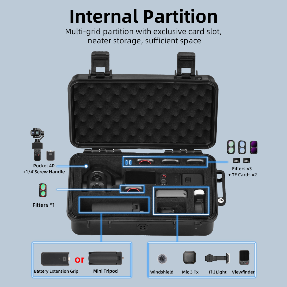 Custodia Rigida Impermeabile B - Drone Camera Case recensione e prezzo